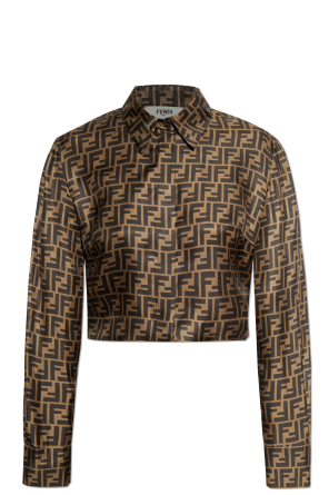 Fendi Silk trousers with monogram | Women's Clothing | Vitkac